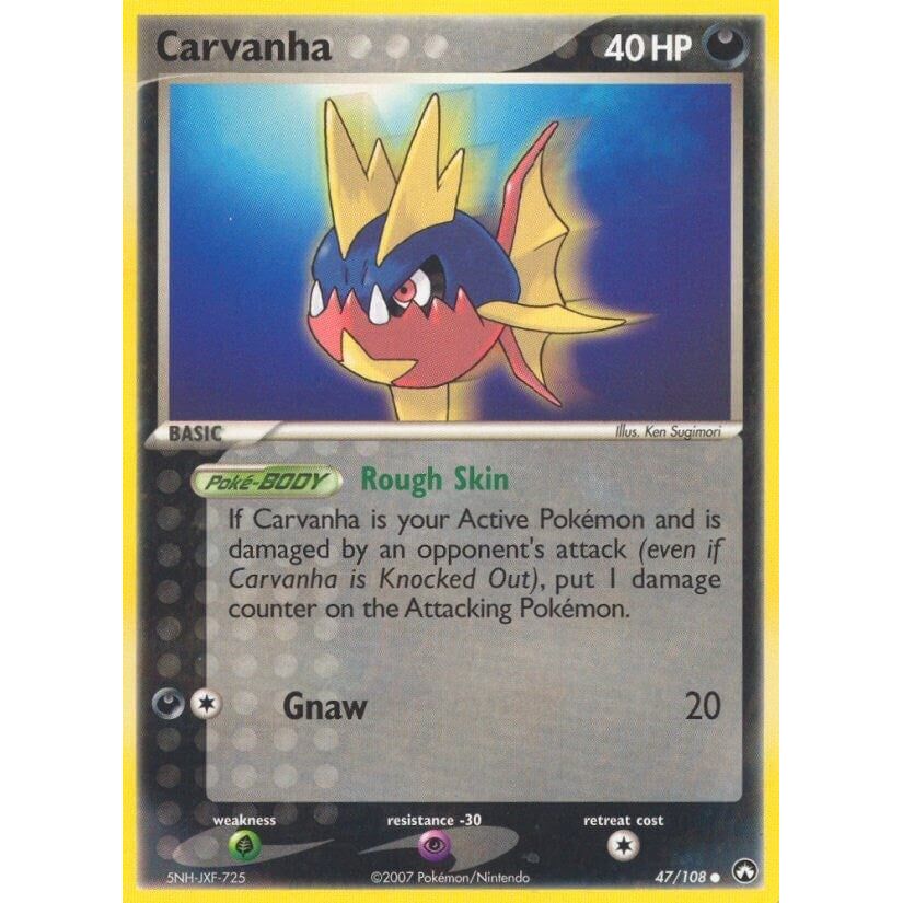 Image for Carvanha (47/108) (PK) - Pokemon