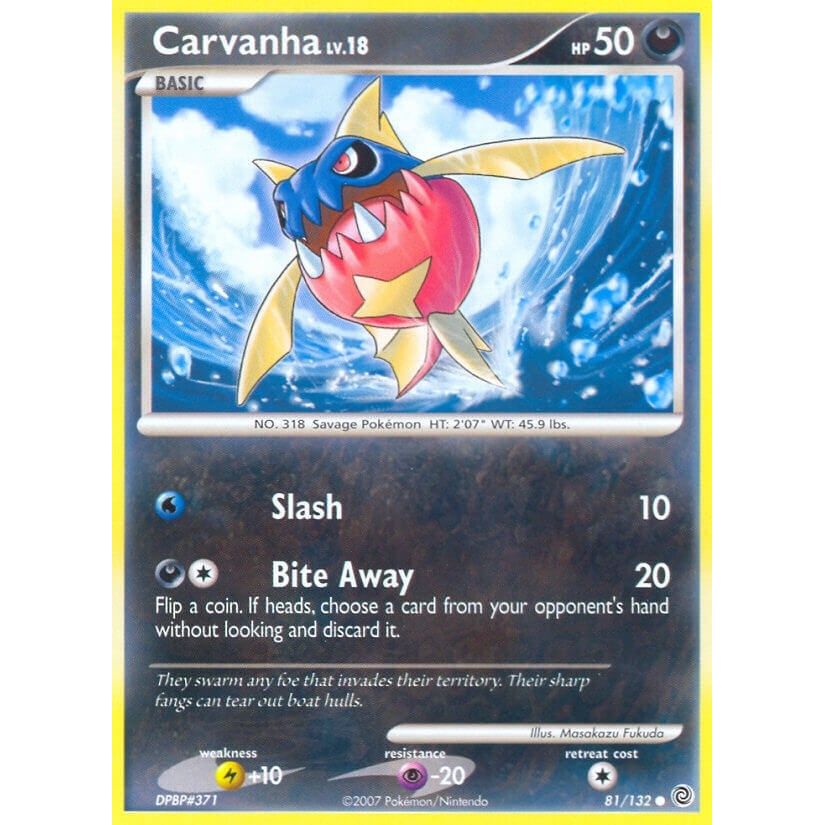 Image for Carvanha (81/132) (SW) - Pokemon