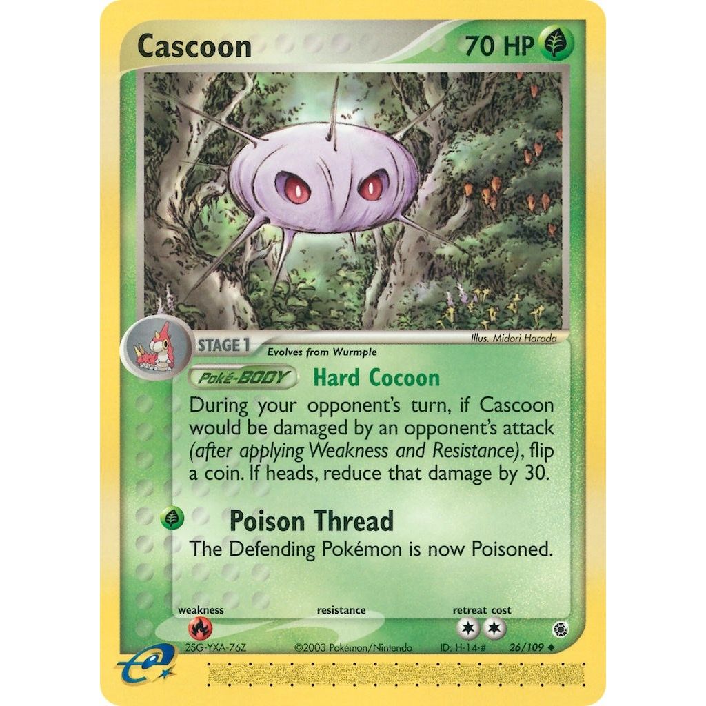 Image for Cascoon (26/109) (RS) - Pokemon