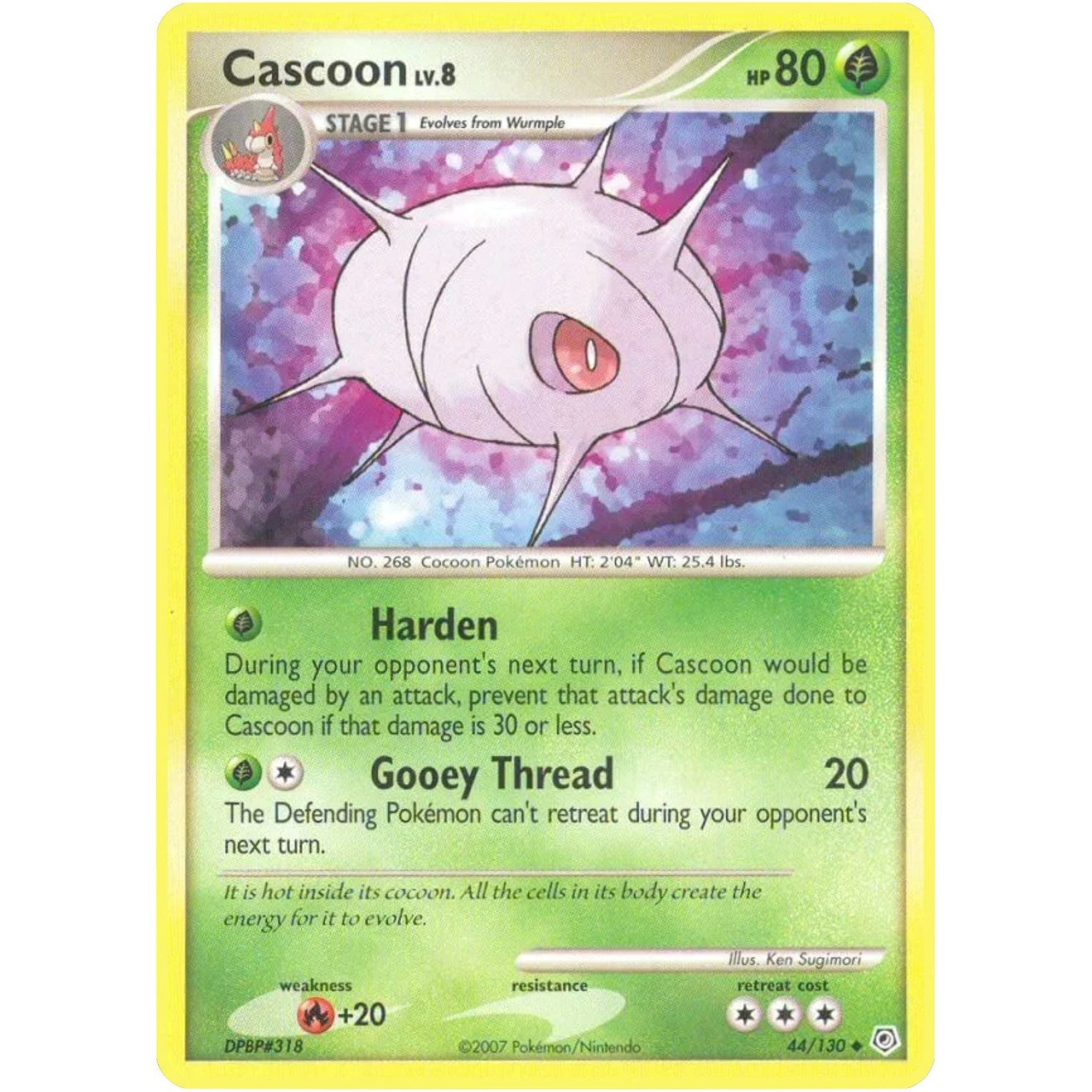 Image for Cascoon (44/130) (DP) - Pokemon