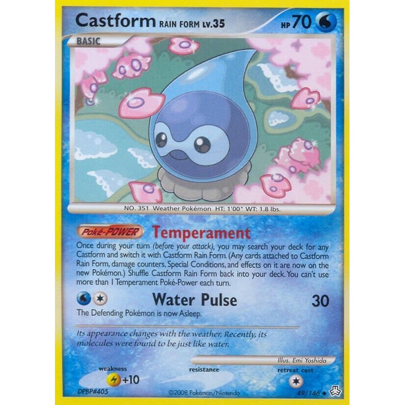 Image for Castform Rain Form (49/146) (LA) - Pokemon