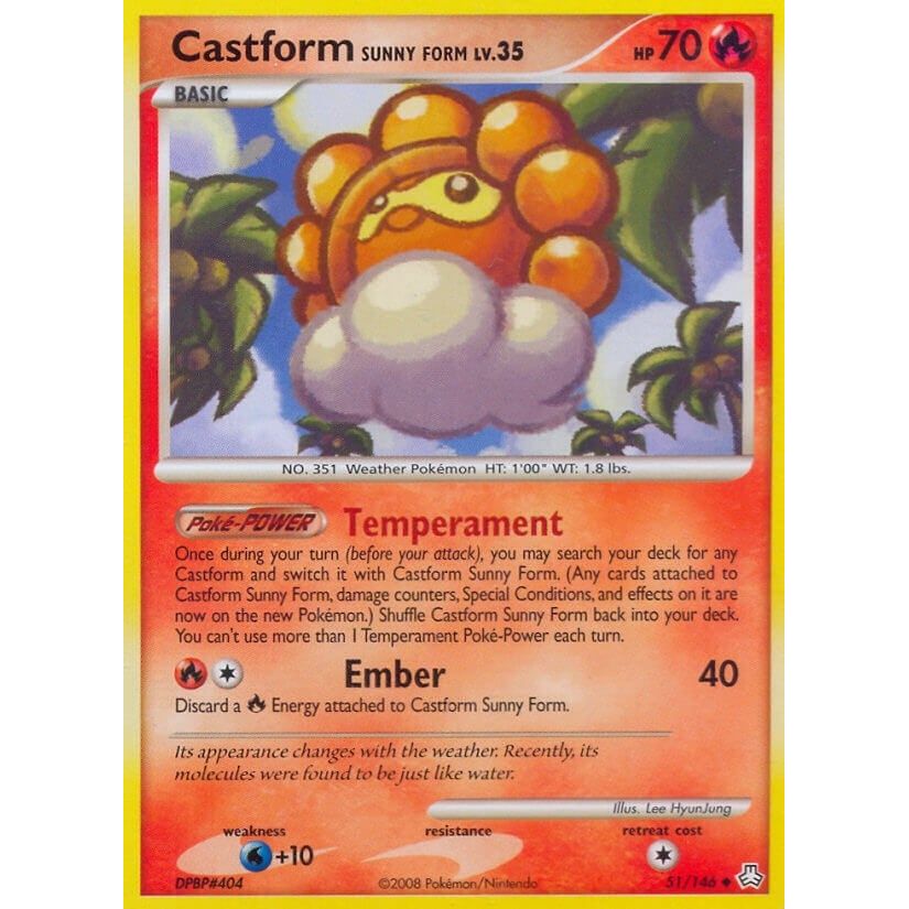 Image for Castform Sunny Form (51/146) (LA) - Pokemon