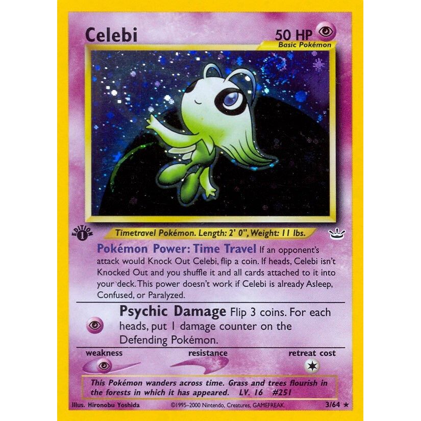 Image for Celebi (3) (03/64) (N3) - Pokemon