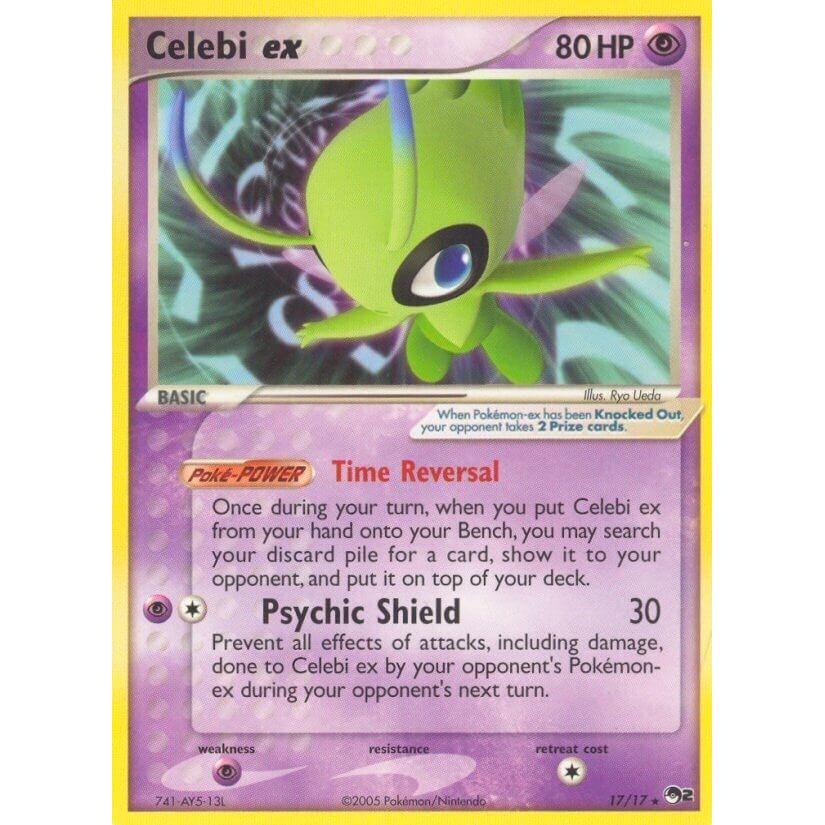 Image for Celebi ex (Non-Holo) (017/017) (POP) - Pokemon