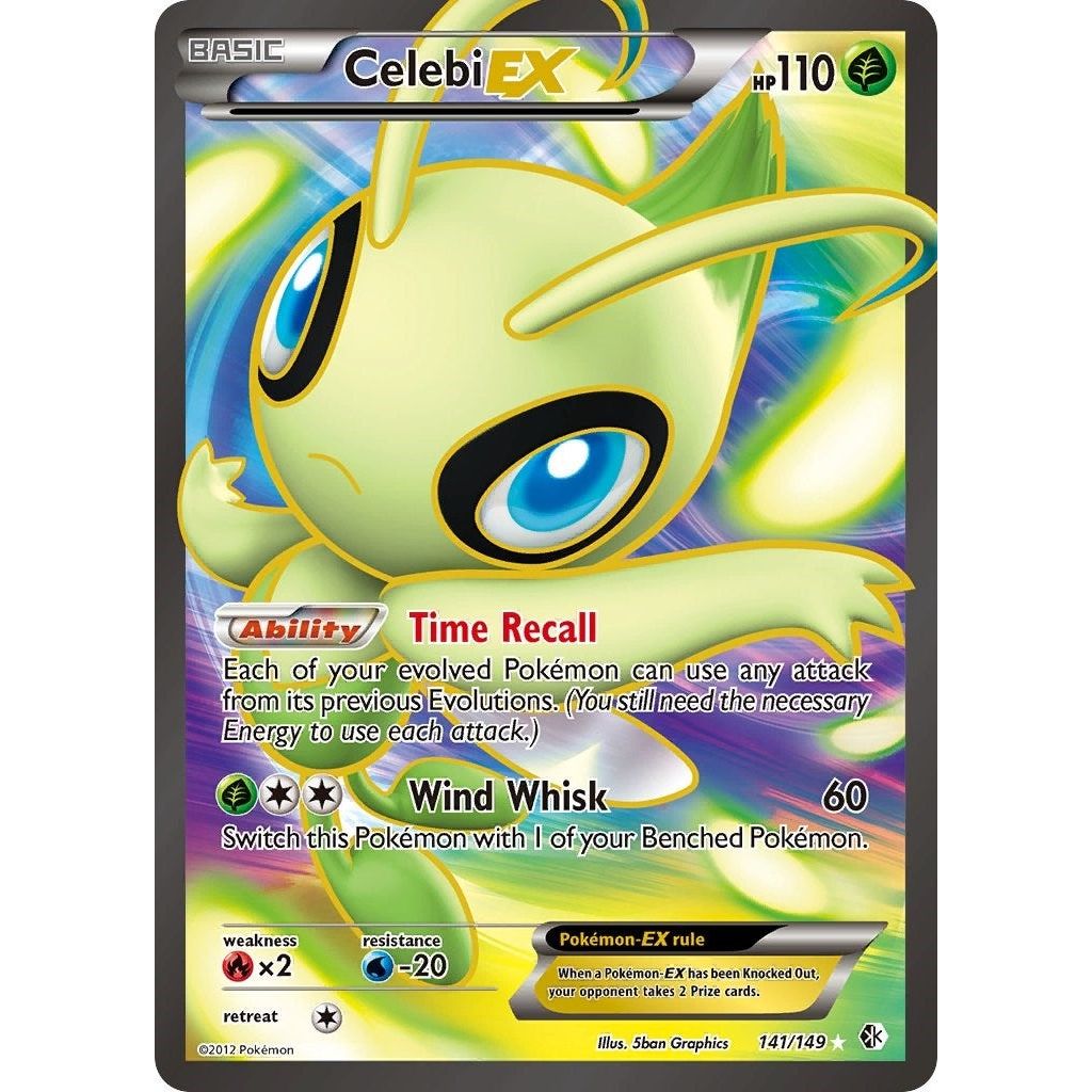 Image for Celebi EX (141 Full Art) (141/149) (BCR) - Pokemon
