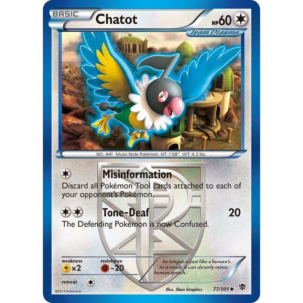 Image for Chatot (Team Plasma) (77/101) (PLB) - Pokemon