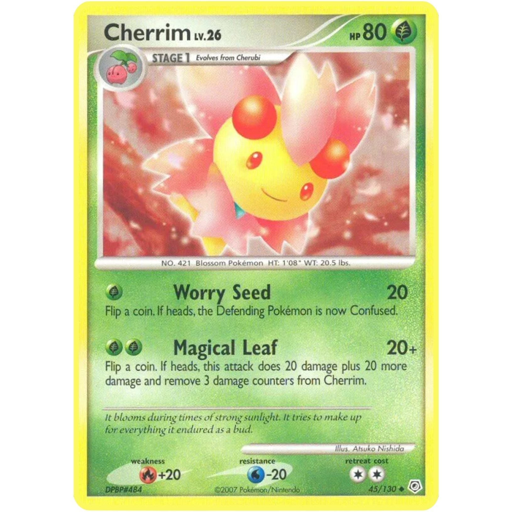 Image for Cherrim (45/130) (DP) - Pokemon
