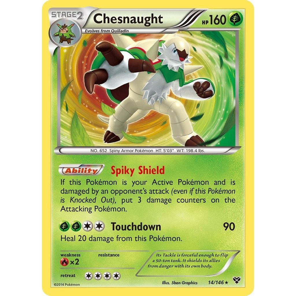 Image for Chesnaught (14/146) (XY) - Pokemon