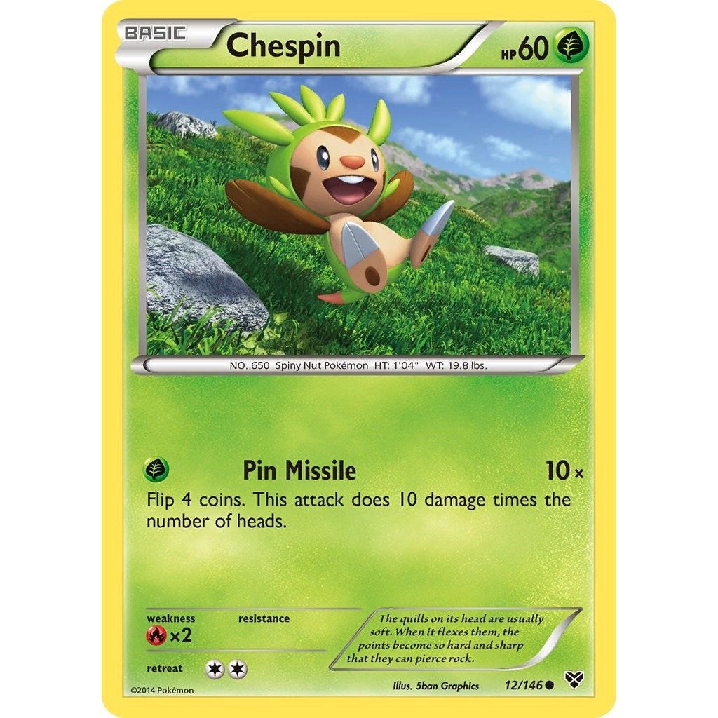 Image for Chespin (12/146) (XY) - Pokemon
