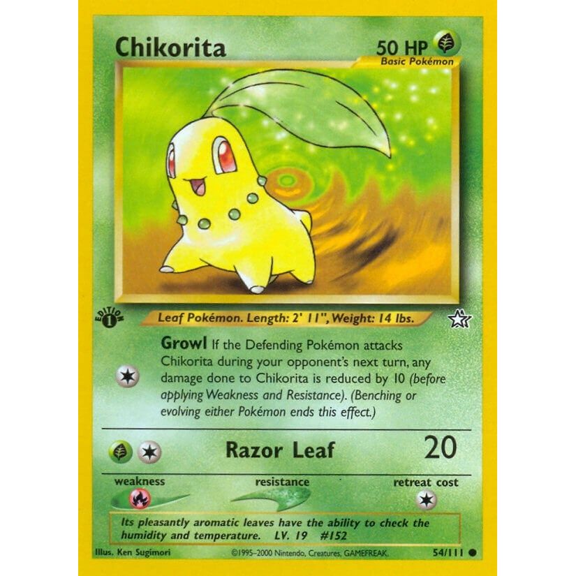 Image for Chikorita (54) (054/111) (N1) - Pokemon