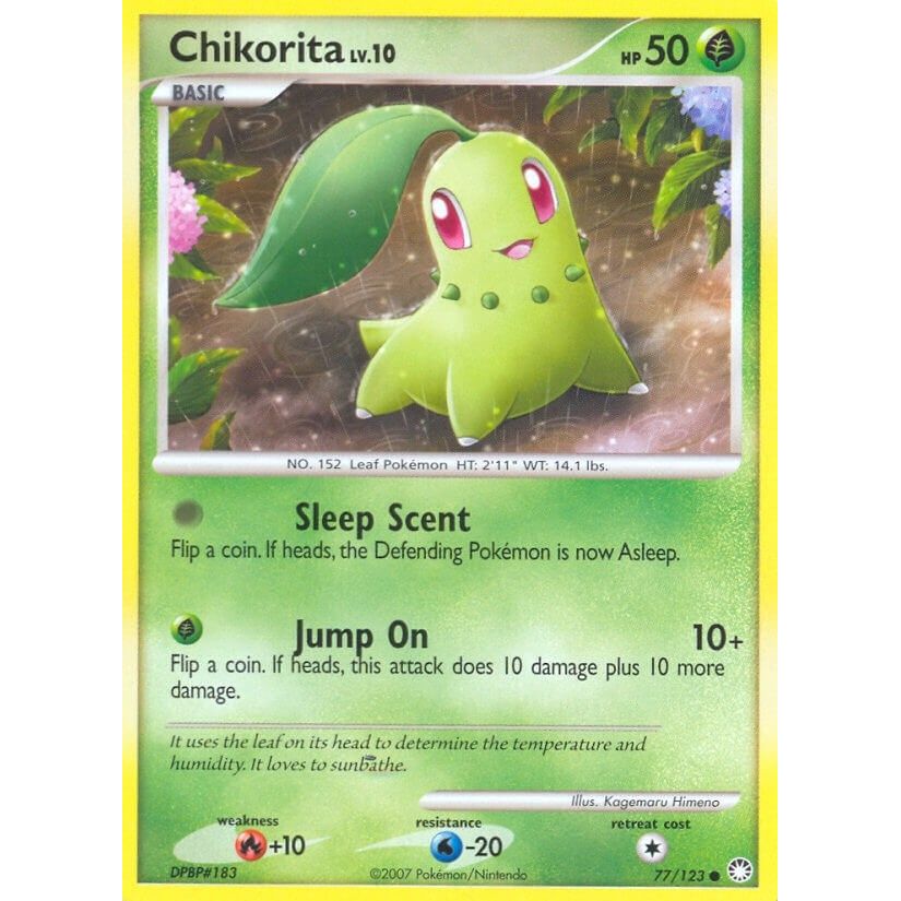 Image for Chikorita (77/123) (MT) - Pokemon
