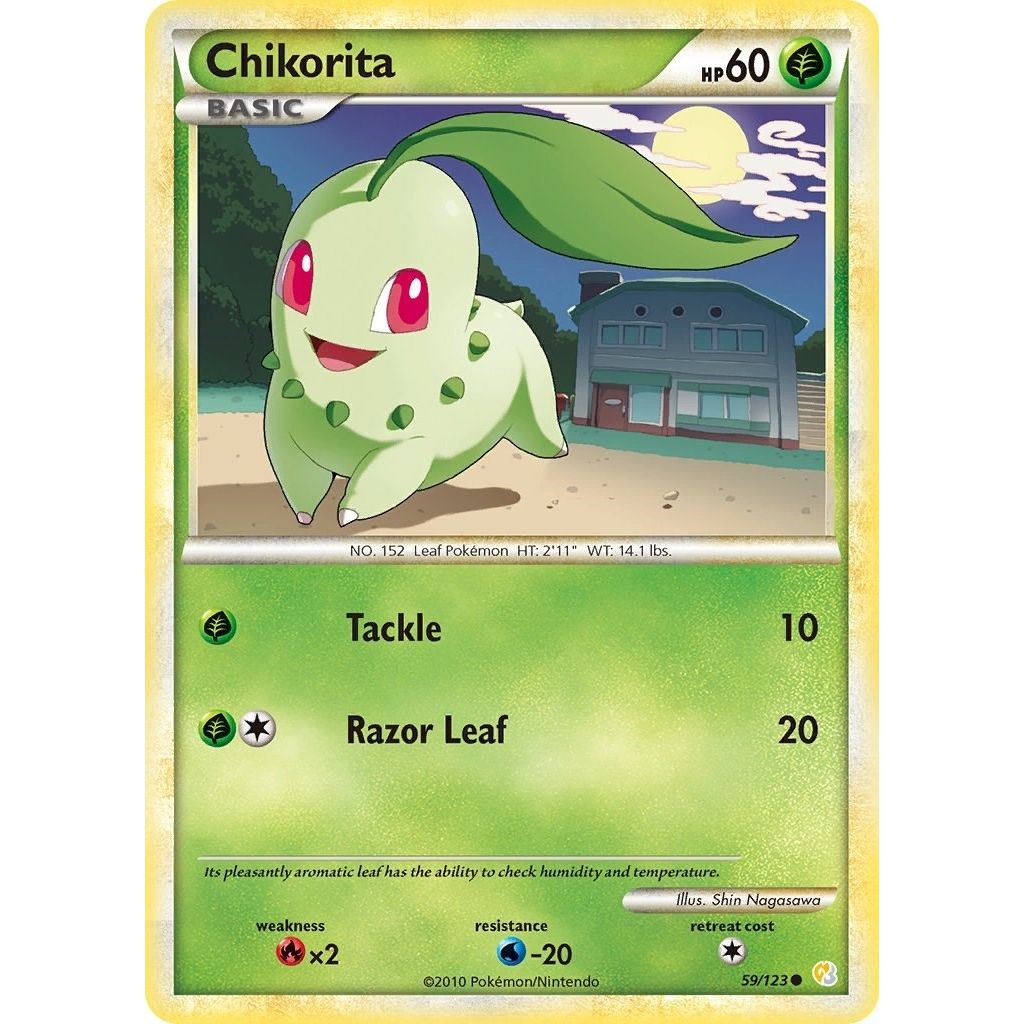 Image for Chikorita (59/123) (HS) - Pokemon