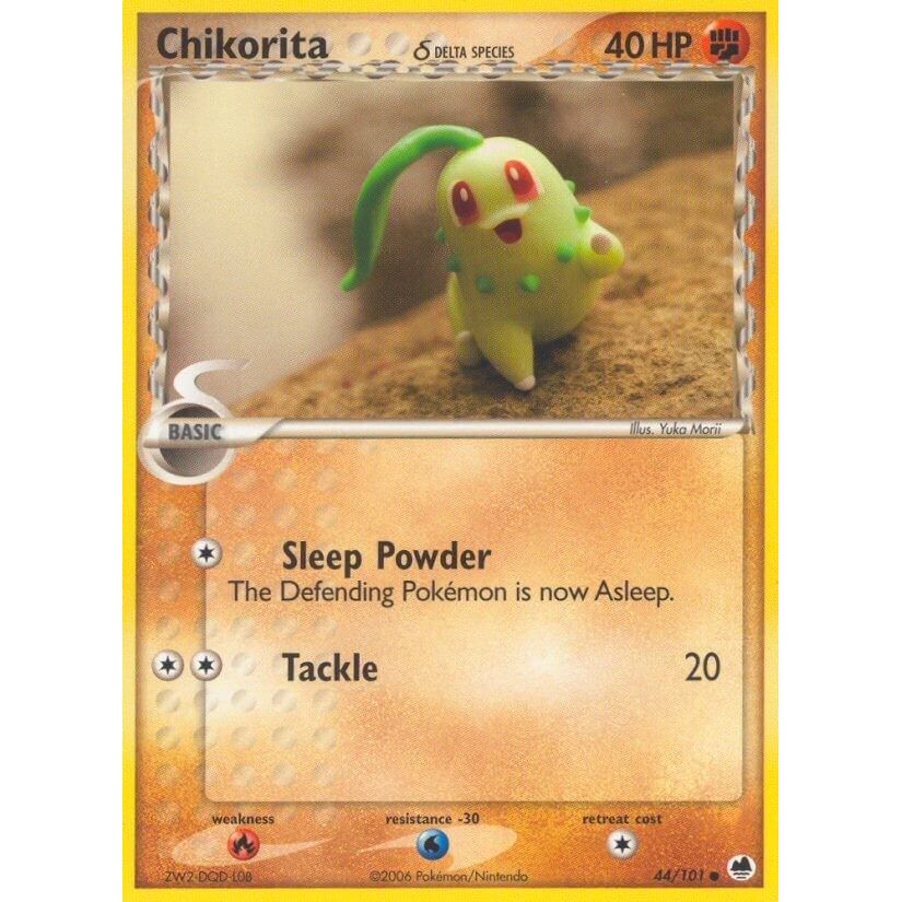 Image for Chikorita (Delta Species) (44/101) (DF) - Pokemon