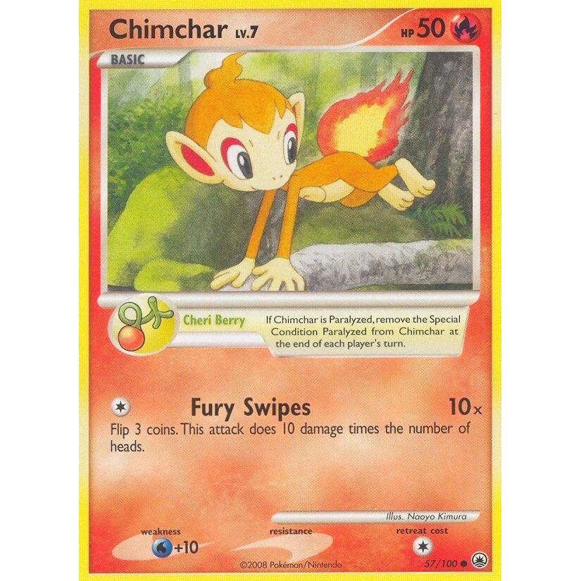 Image for Chimchar (57) (57/100) (MD) - Pokemon