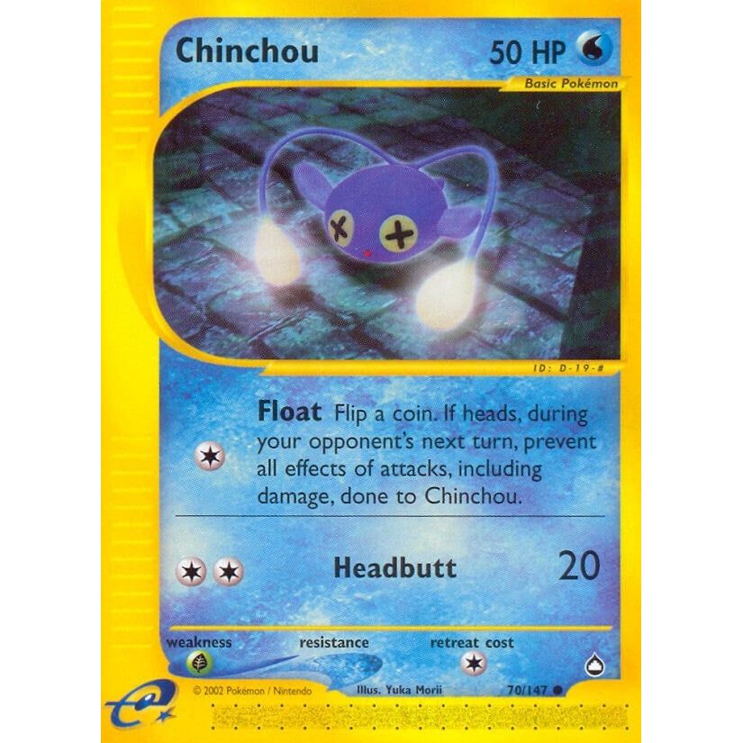 Image for Chinchou (70) (070/147) (AQ) - Pokemon