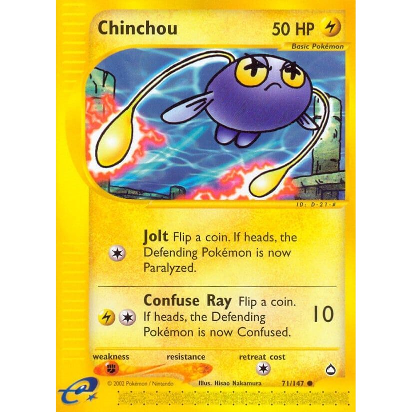 Image for Chinchou (71) (071/147) (AQ) - Pokemon