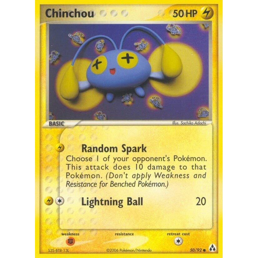 Image for Chinchou (50/92) (LM) - Pokemon