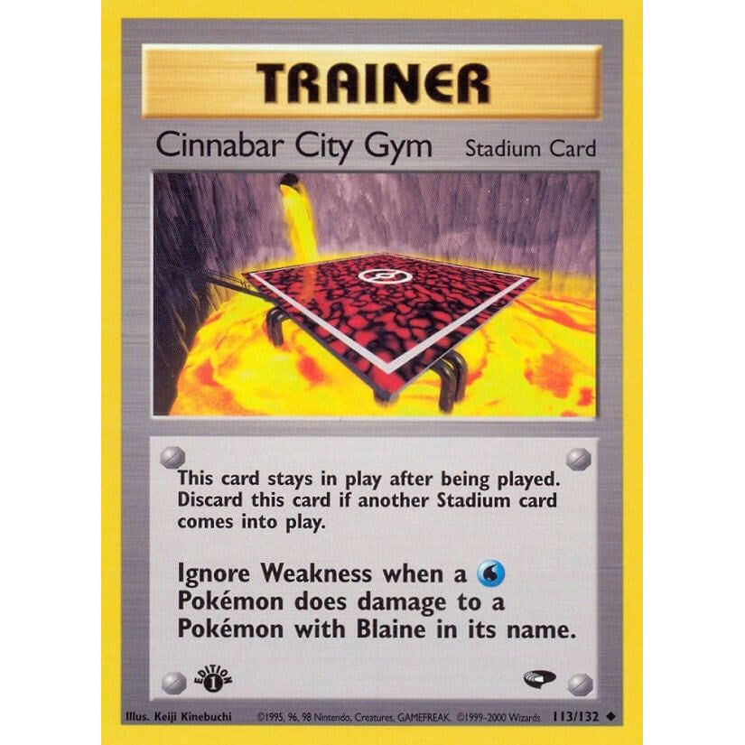 Image for Cinnabar City Gym (113/132) (G2) - Pokemon