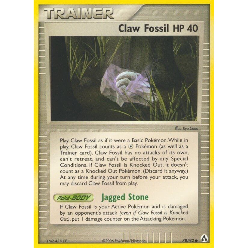 Image for Claw Fossil (78/92) (LM) - Pokemon