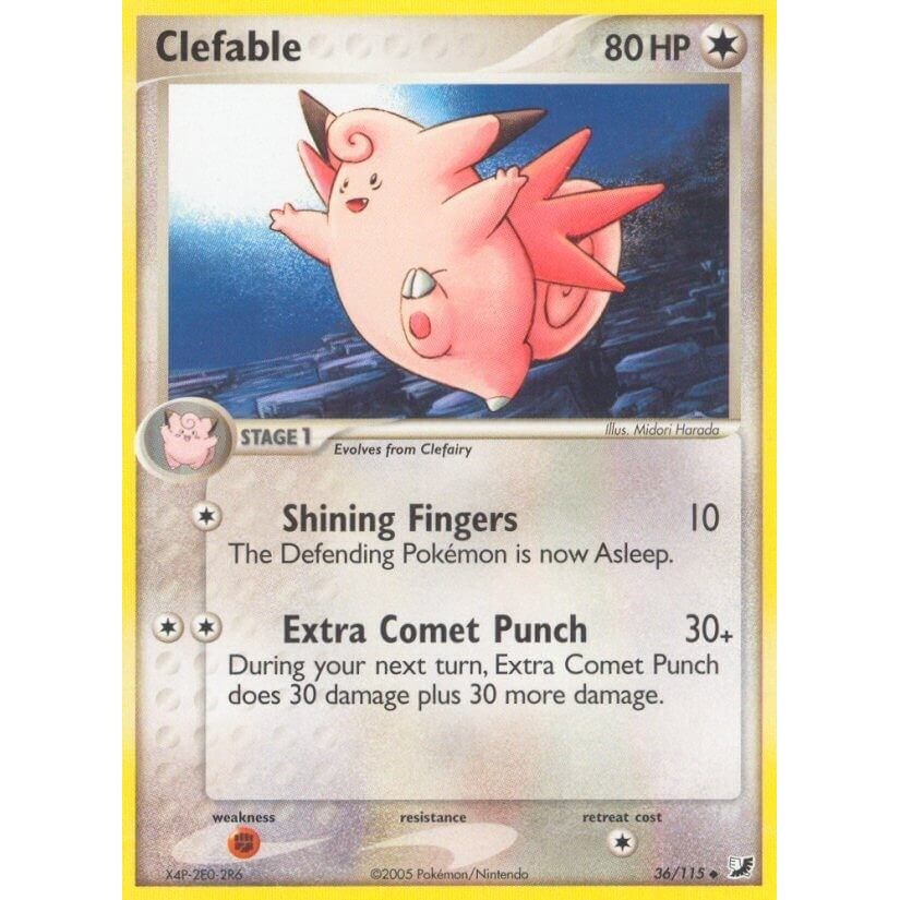Image for Clefable (36/115) (UF) - Pokemon