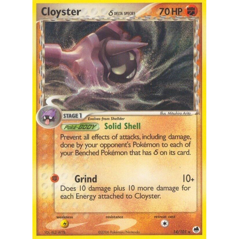 Image for Cloyster (Delta Species) (14/101) (DF) - Pokemon