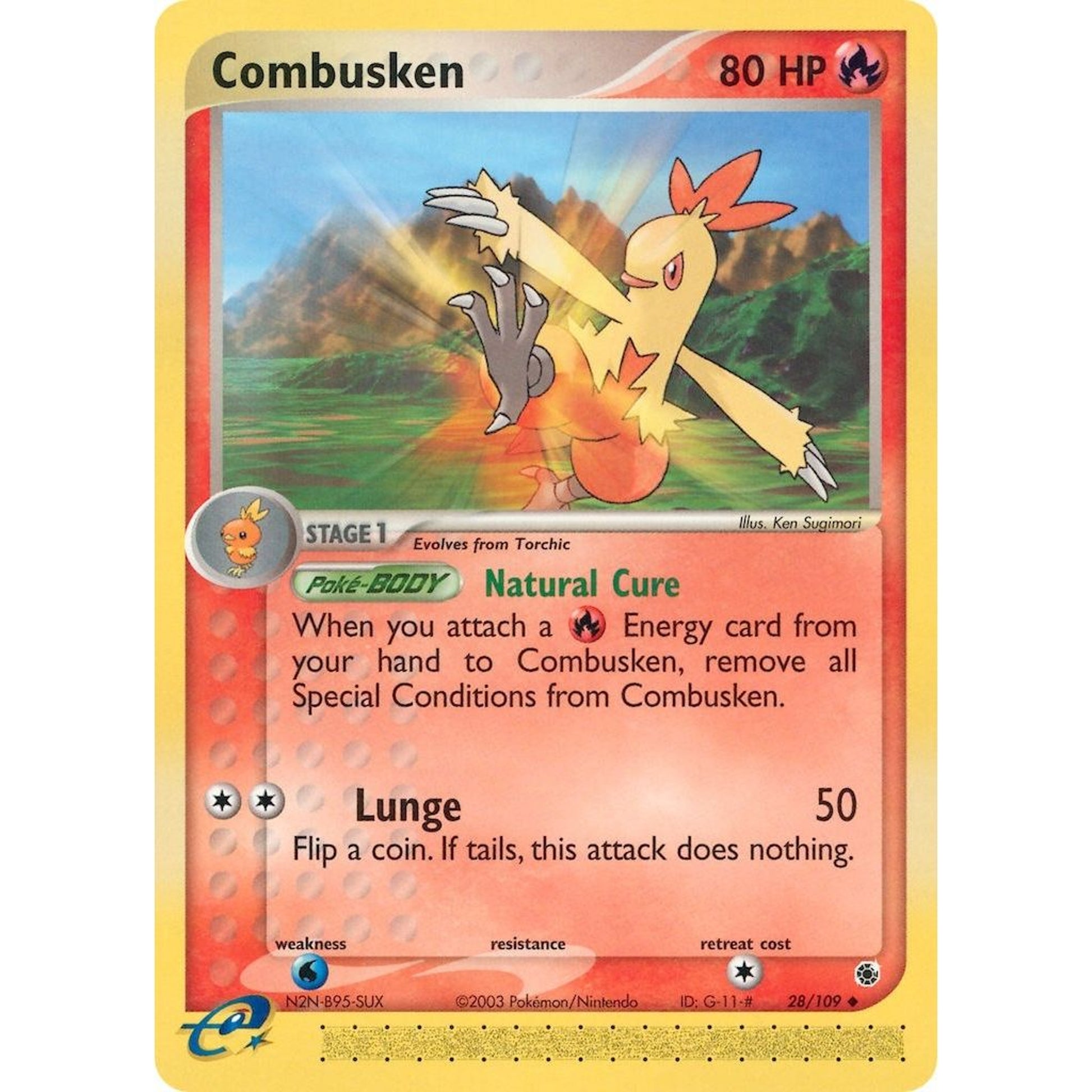 Image for Combusken (28/109) (RS) - Pokemon