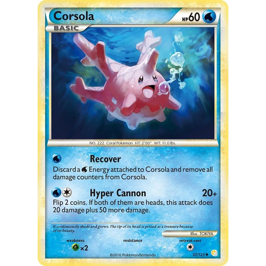 Image for Corsola (37/123) (HS) - Pokemon