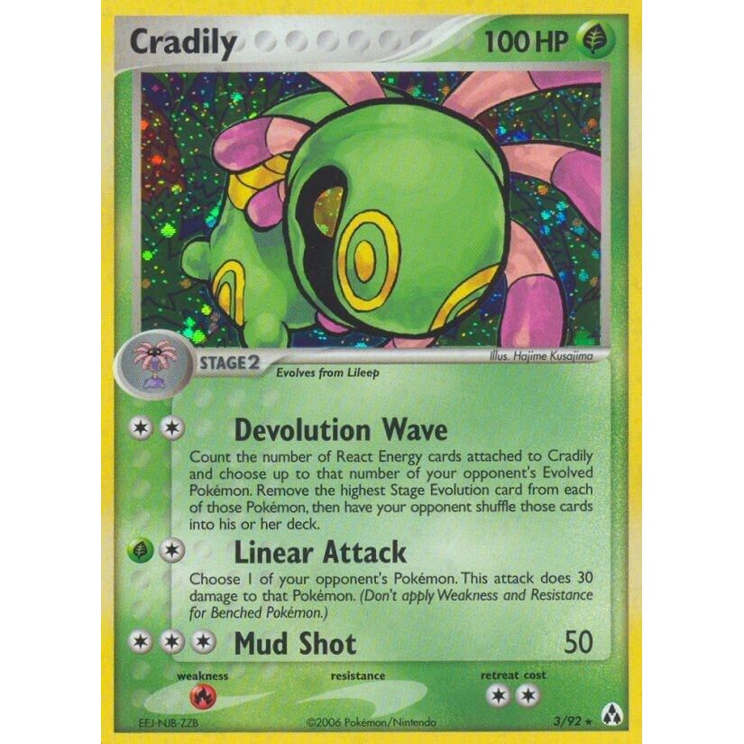 Image for Cradily (3/92) (LM) - Pokemon