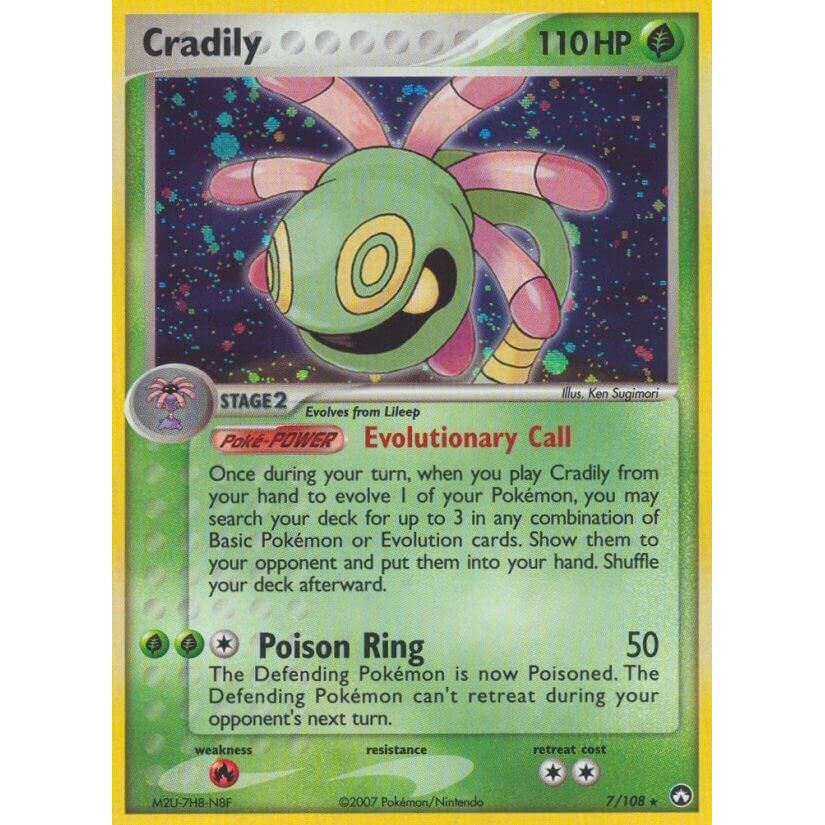 Image for Cradily (7/108) (PK) - Pokemon