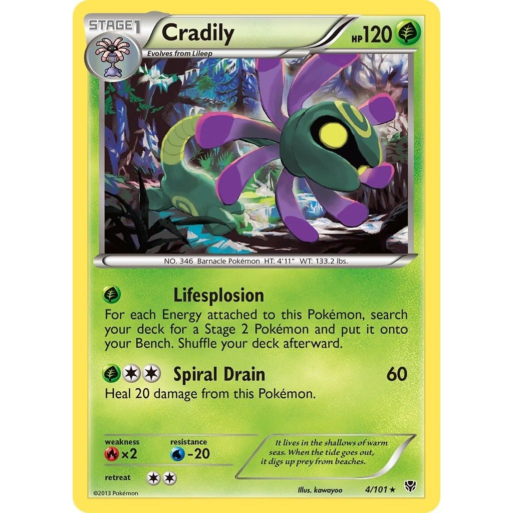 Image for Cradily (4/101) (PLB) - Pokemon