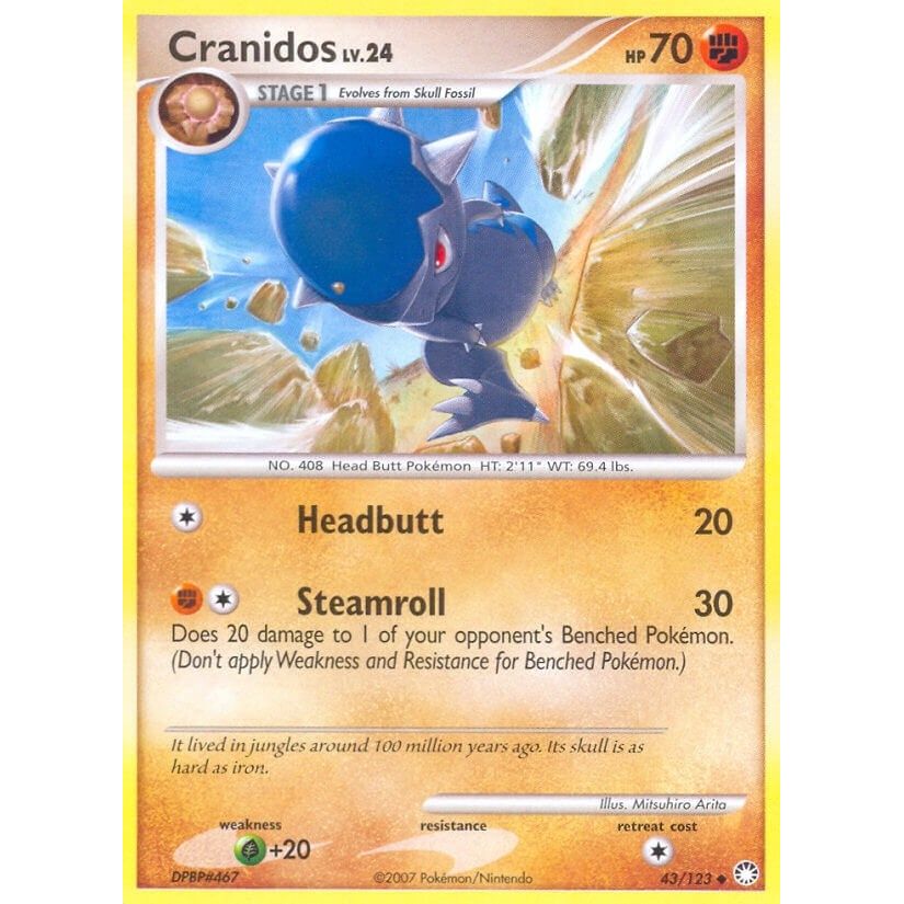 Image for Cranidos (43/123) (MT) - Pokemon