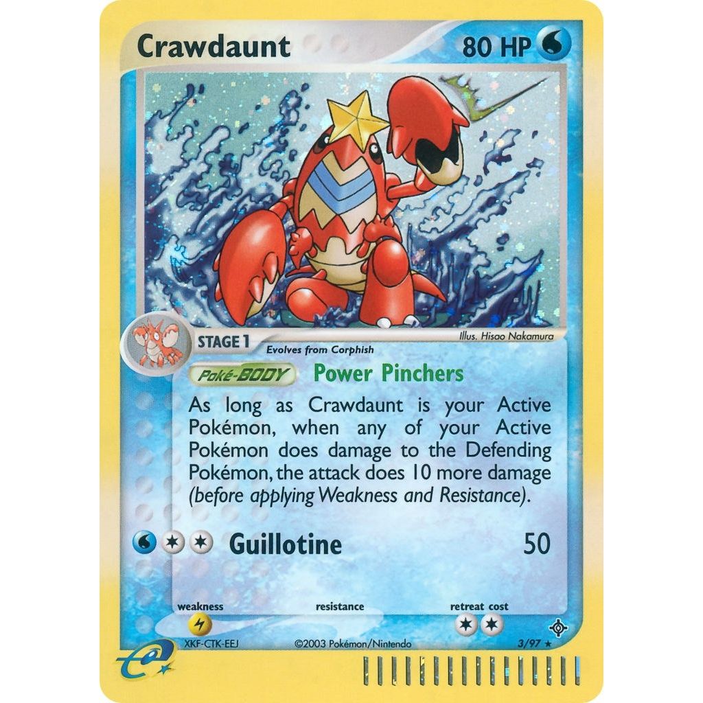 Image for Crawdaunt (3/97) (DR) - Pokemon