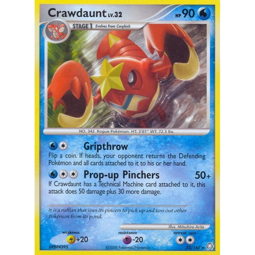 Image for Crawdaunt (22/146) (LA) - Pokemon