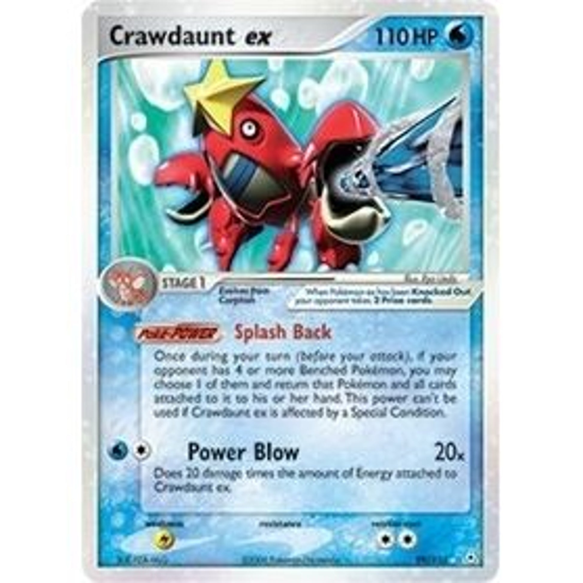 Image for Crawdaunt ex (99/110) (HP) - Pokemon