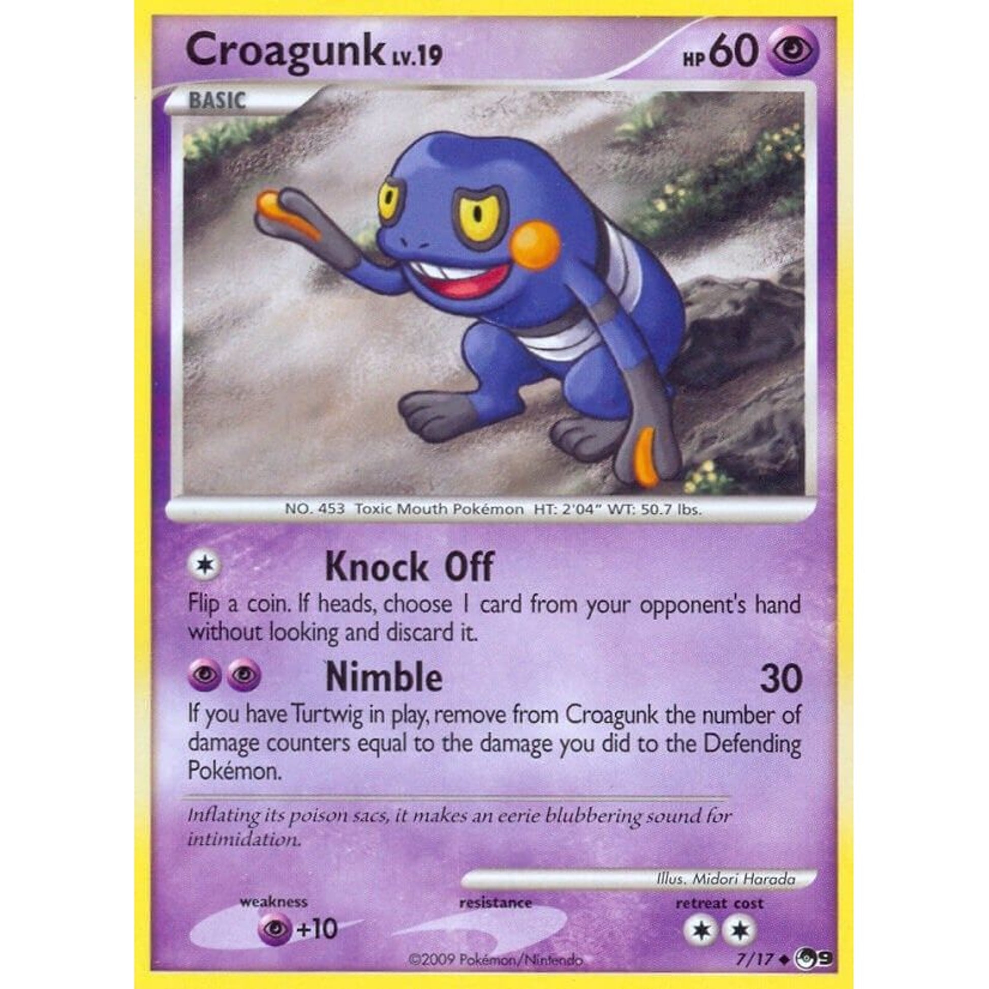 Image for Croagunk (007/017) (POP) - Pokemon