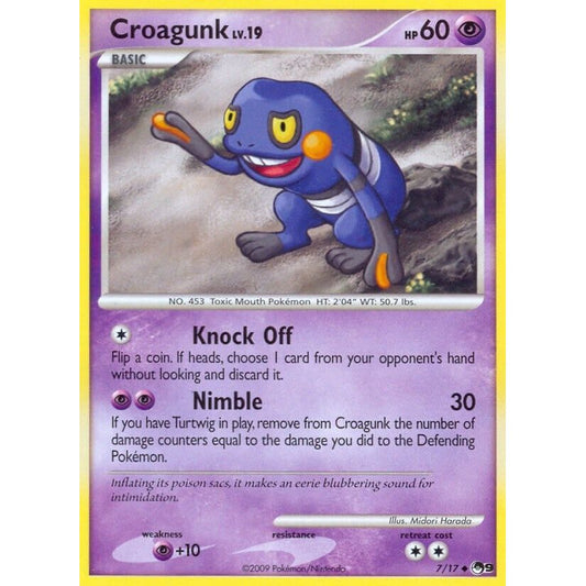 Image for Croagunk (007/017) (POP) - Pokemon