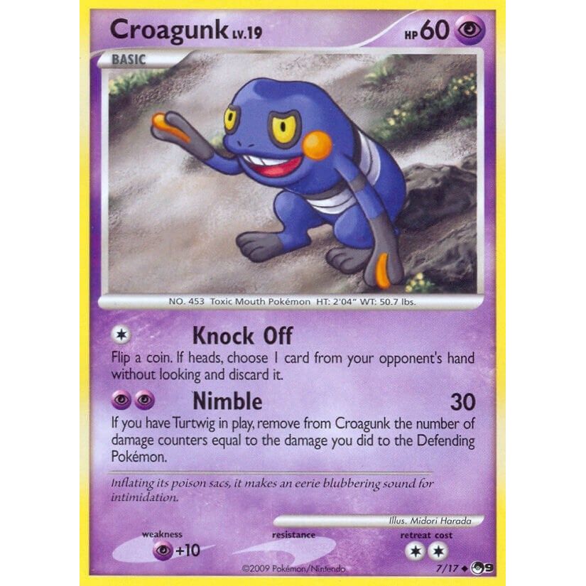 Image for Croagunk (007/017) (POP) - Pokemon
