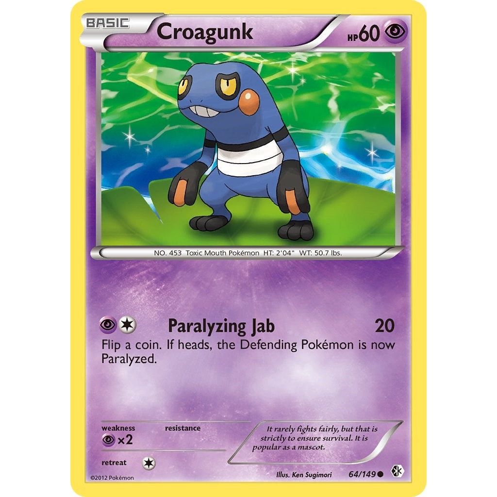 Image for Croagunk (64) (64/149) (BCR) - Pokemon