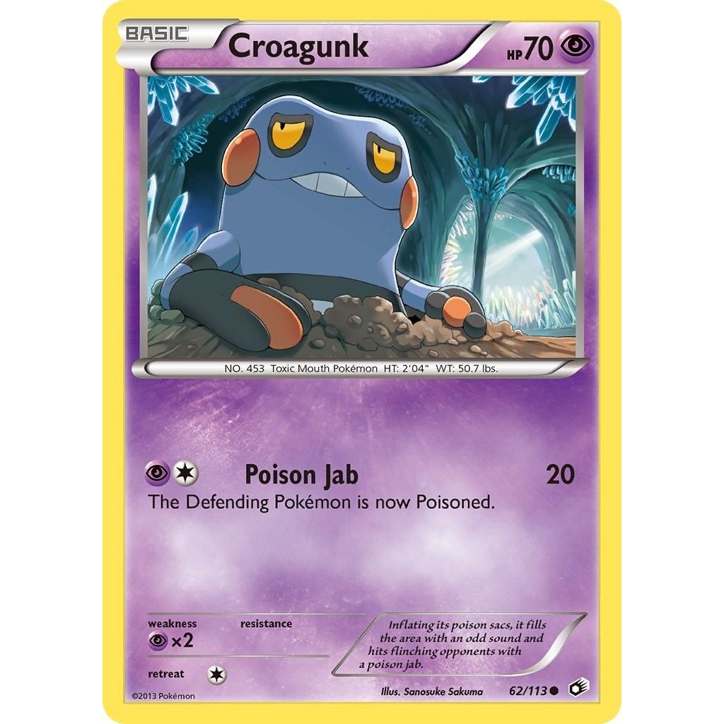 Image for Croagunk (62/113) (LTR) - Pokemon