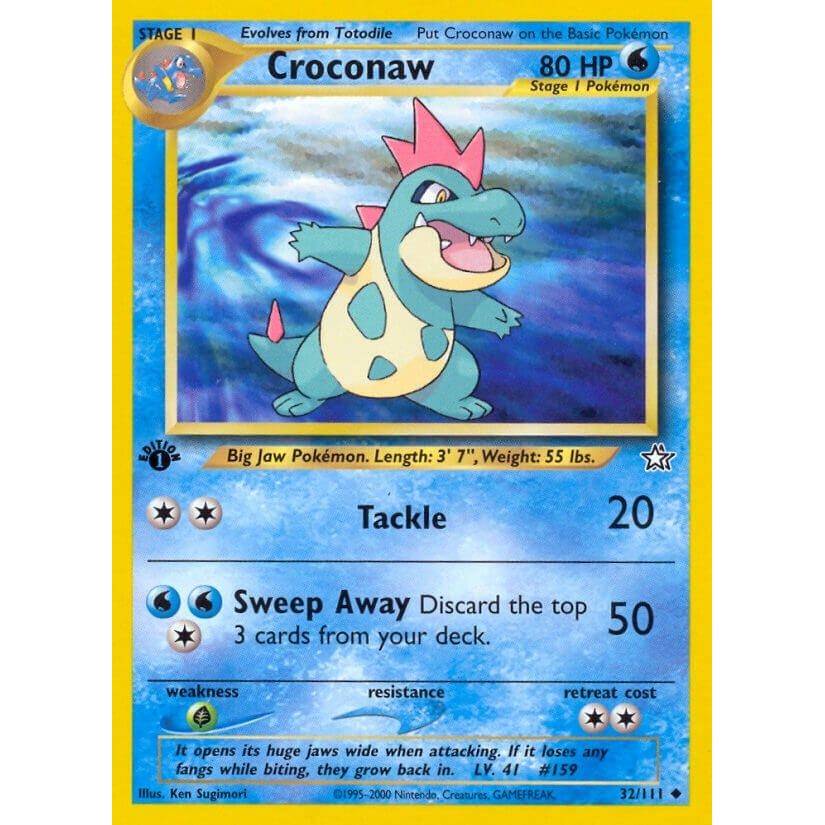Image for Croconaw (32) (032/111) (N1) - Pokemon