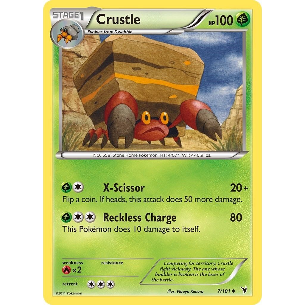 Image for Crustle (7/101) (NVI) - Pokemon