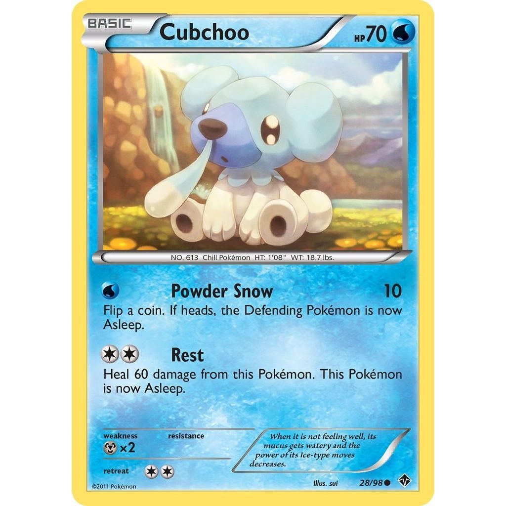 Image for Cubchoo (28) (28/98) (EPO) - Pokemon