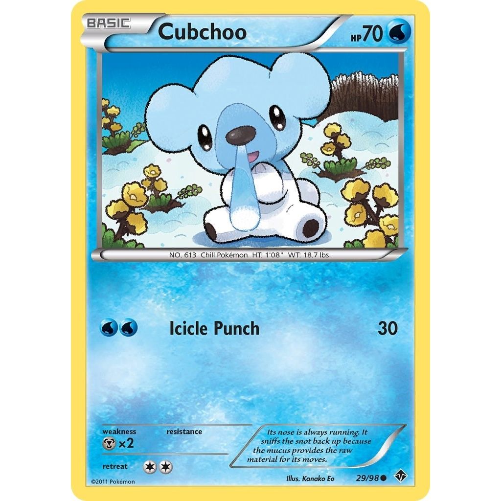 Image for Cubchoo (29) (29/98) (EPO) - Pokemon
