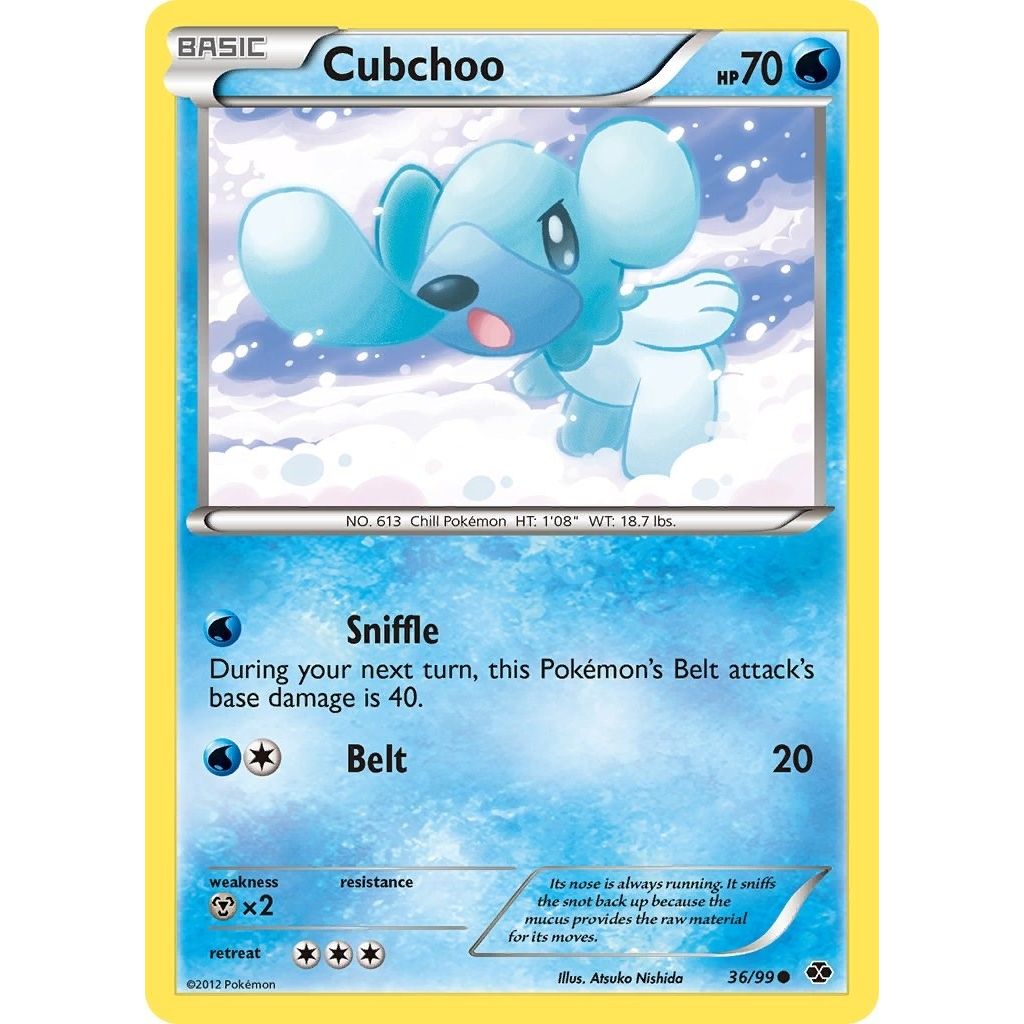 Image for Cubchoo (36/99) (NXD) - Pokemon