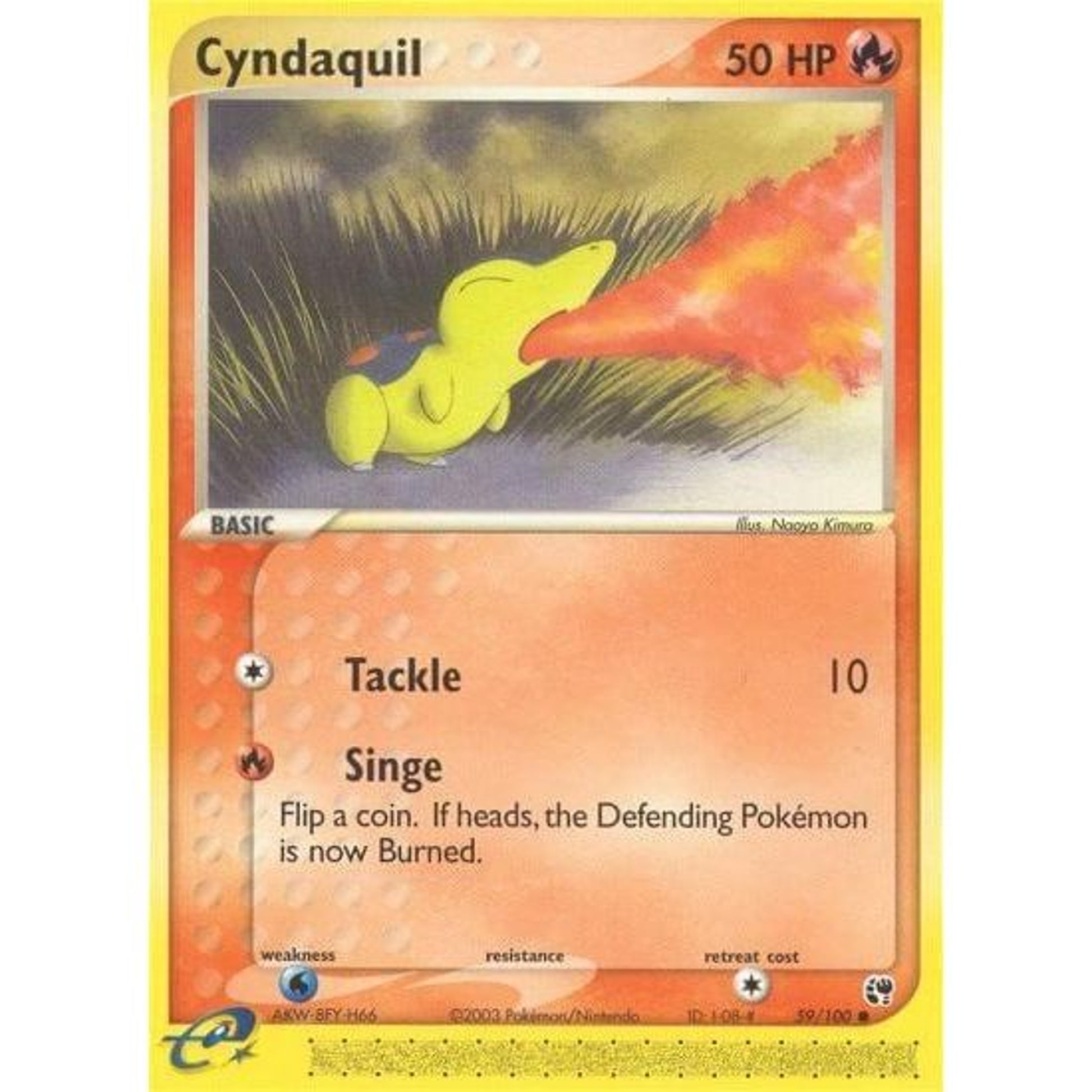 Image for Cyndaquil (59/100) (SS) - Pokemon