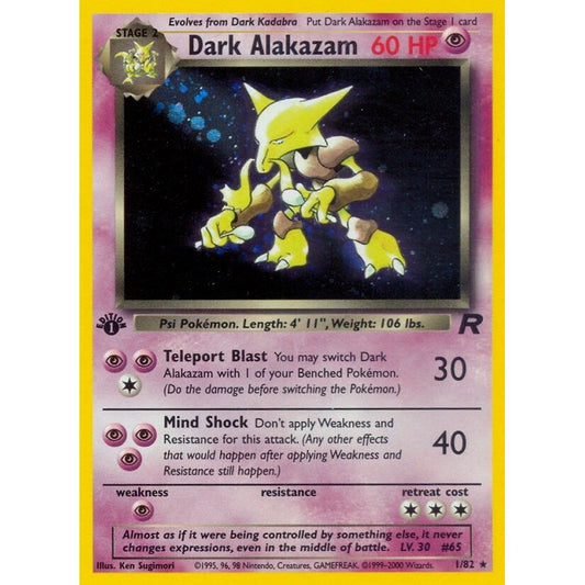 Image for Dark Alakazam (1) (01/82) (TR) - Pokemon