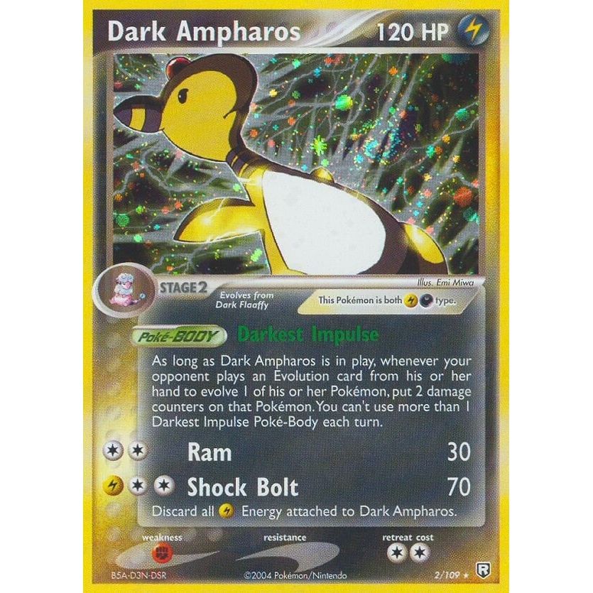 Image for Dark Ampharos (2/109) (RR) - Pokemon