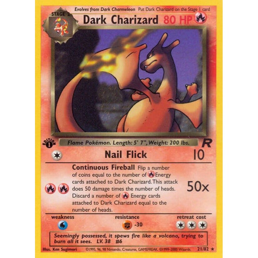 Image for Dark Charizard (21) (21/82) (TR) - Pokemon