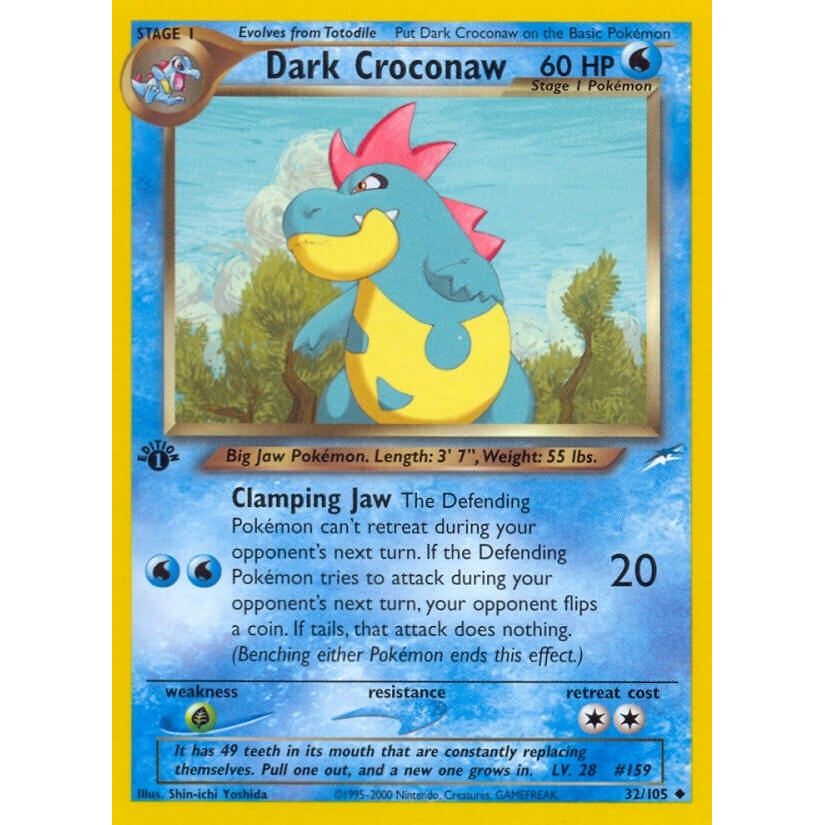 Image for Dark Croconaw (032/105) (N4) - Pokemon