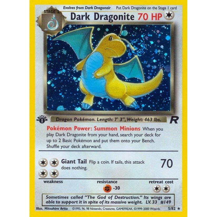 Image for Dark Dragonite (5) (05/82) (TR) - Pokemon